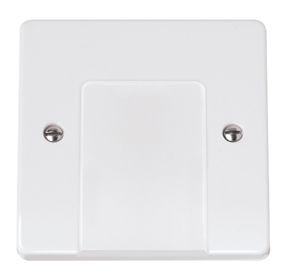 Click® Scolmore Mode® Accessories CMA017 20A Flex Outlet Plate Polar White N/A Insert