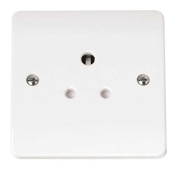 Click® Scolmore Mode® Accessories CMA038 5A Round Pin Socket Polar White N/A Insert