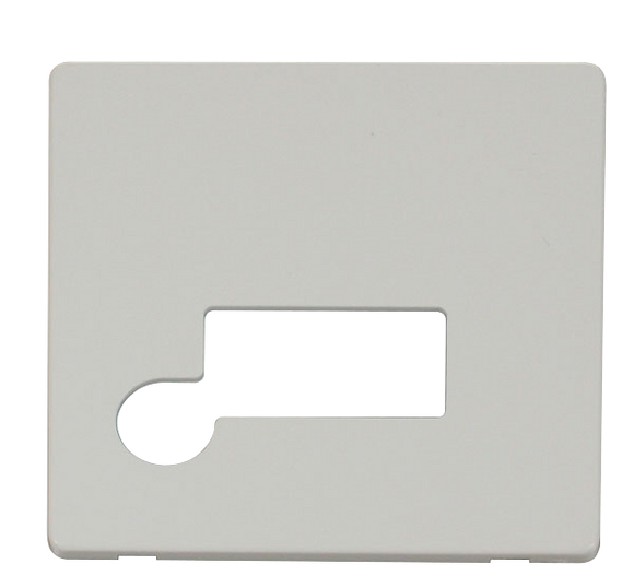 Click® Scolmore Definity™ SCP150PW 13A FCU Cover Plate  Polar White  Insert